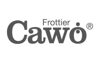 Das Logo des Lieferant und Partner Cawö auf transparentem Hintergrund
