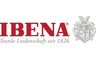 Das Logo des Lieferant und Partner Ibena auf transparentem Hintergrund